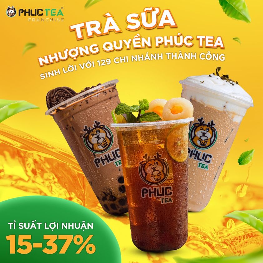 LÀM CHỦ THƯƠNG HIỆU TRÀ SỮA HÀNG ĐẦU PHÚC TEA